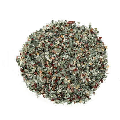 3–12 mm afrikanische Blutstein-Kristallchips, afrikanische Blutstein-Mini-Kieschips, halbgetrommelte Kristallchips, afrikanischer Blutstein
