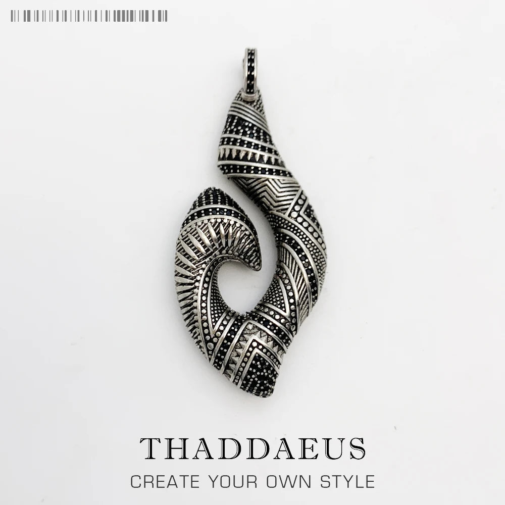 Anhänger Haken Maori Afrika Ornament Schädel Drachen Feder Eidechse Anker Ethnische Schmuck Europa Bijoux Geschenk Für Frau & Männer