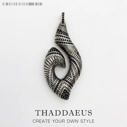 Anhänger Haken Maori Afrika Ornament Schädel Drachen Feder Eidechse Anker Ethnische Schmuck Europa Bijoux Geschenk Für Frau & Männer