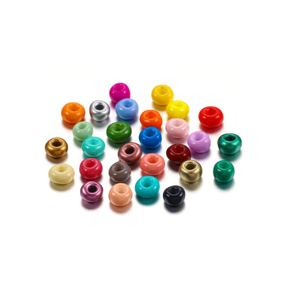 300/600 Stück 3/4 mm Charm-Glasperlen, tschechische Rocailles, kleine runde lose Perlen für DIY-Schmuckherstellung, Ohrringe, Armbänder, Großhandel
