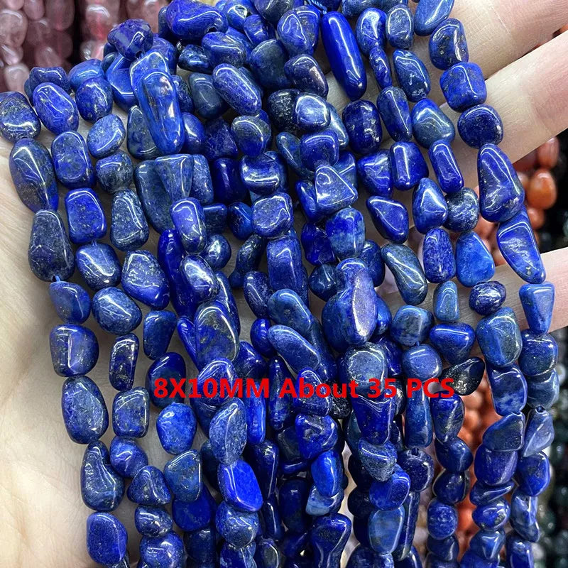 Natürliche Lapislazuli Runde Rohr Facettierte Lose Spacer Stein Perlen Für Schmuck Machen DIY Handgemachte Armbänder Halskette Zubehör