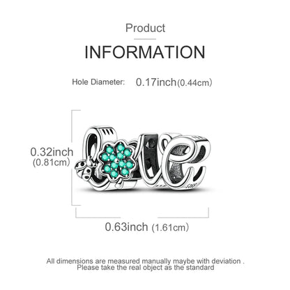 Neu im 925er-Sterlingsilber, grüne Charms, Perlen, Frosch, Kleeblatt, Schildkröte, Anhänger, Schmuck, passend für Original-925-Armbänder für Frauen, DIY-Geschenk
