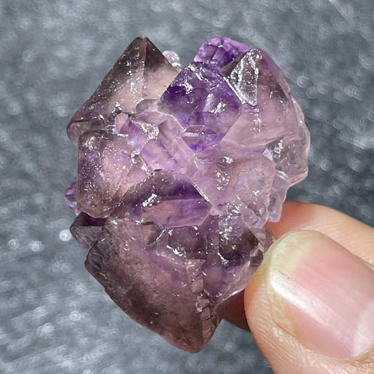 Naturstein Amethyst Skelett Kristall Cluster Mineralprobe Quarz Rohgestein Dekoration Rau poliert Heilung Geschenk