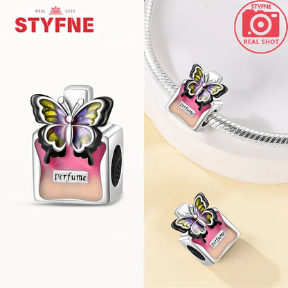 Neue Silber 925 Blaue Libelle Schmetterling Charms Perlen Fit Original Armband für Frauen DIY Edlen Schmuck Zubehör Perlen Geschenke