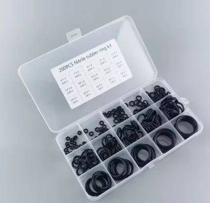 740/1200-teiliges O-Ring-Set aus Nitrilkautschuk, schwarzer O-Ring, ölbeständige, verschleißfeste und wasserdichte O-Ring-Dichtung