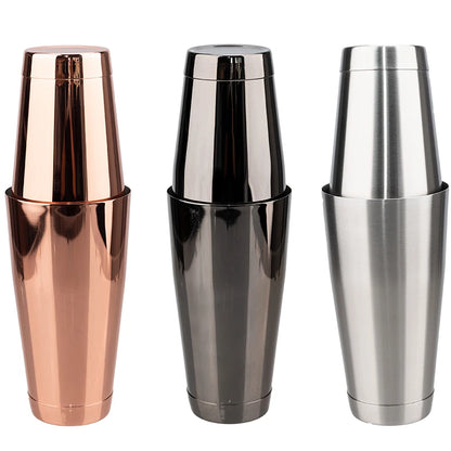 Boston 750/550 ml Cocktail-Shaker mit Rezept, Edelstahl-Mixer, Barkeeper, Bar, Getränke, 2-teilige Cocktail-Shaker, Bar-Werkzeuge