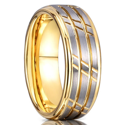 Wolframcarbid-Ring für Herren, Anillos Bague Homme, Pareja de Sundae, Modeschmuck, Eheringe, individuelle Verlobungsringe