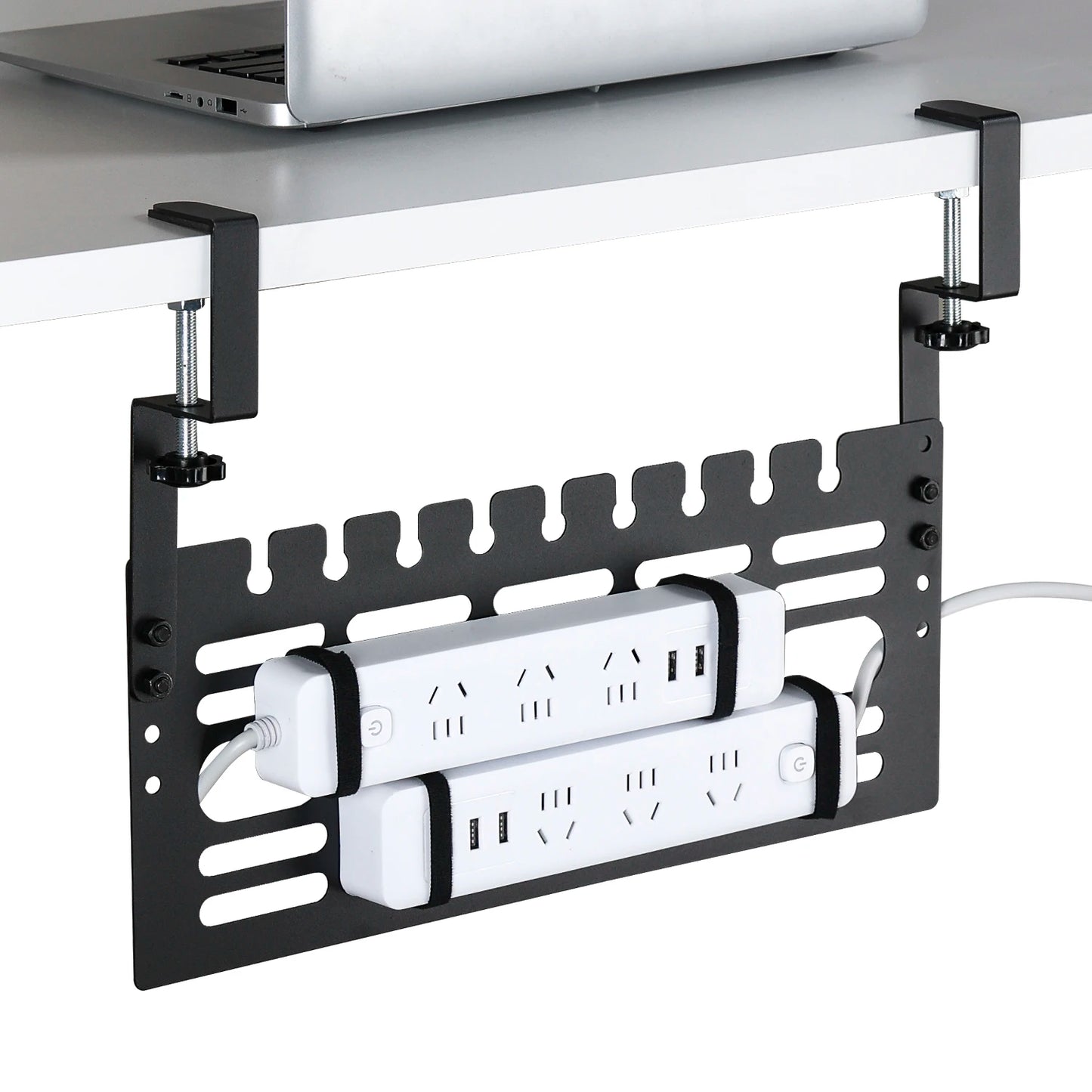 Tisch-Kabelmanagement-Rack, ohne Bohren, Kabelmanagement unter dem Tisch, platzsparend unter dem Schreibtisch