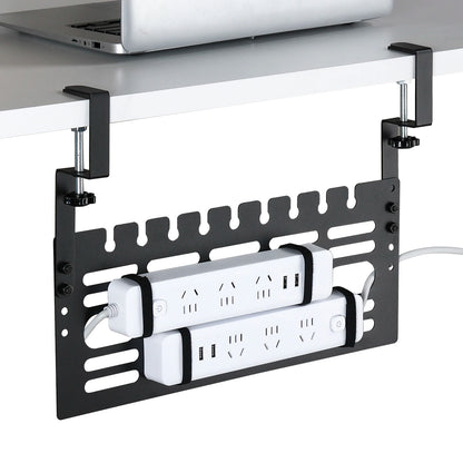 Tisch-Kabelmanagement-Rack, ohne Bohren, Kabelmanagement unter dem Tisch, platzsparend unter dem Schreibtisch