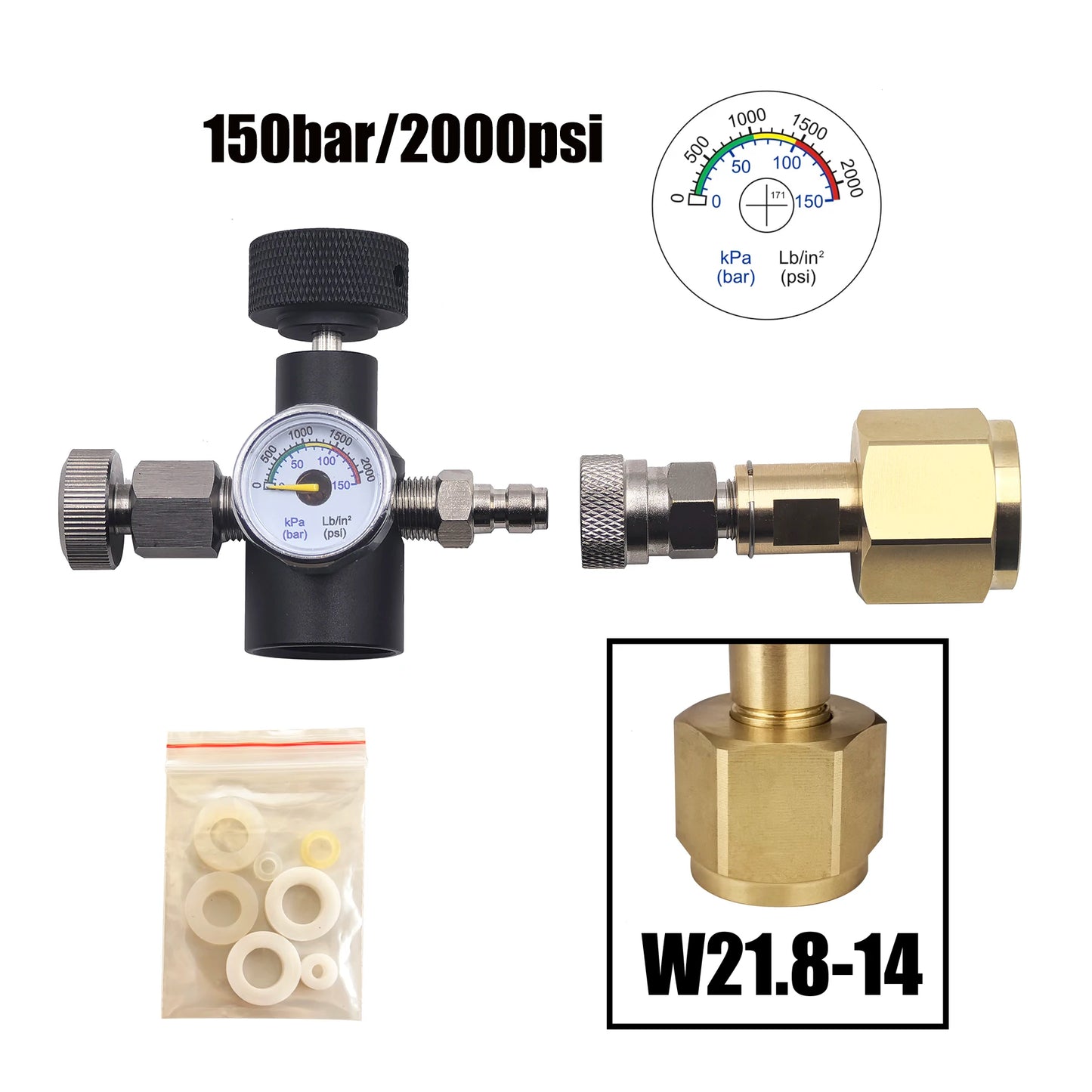 Neue Funken Soda Wasser Maker Kohlendioxid Zylinder Tank Füllstation Flasche CO2 Nachfüllen Adapter Stecker