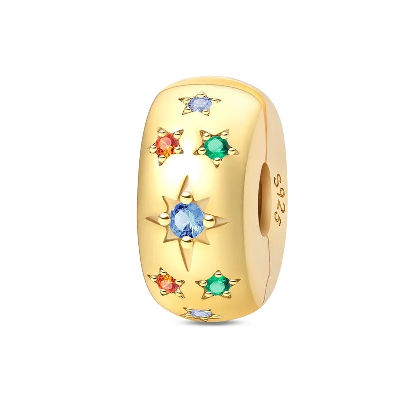 Original-Charm-Perlen aus 925er-Sterlingsilber, goldener Leopard, Glühwürmchen, Schmetterling, Heißluftballon-Perlen, passend für DIY-Armbänder, edler Schmuck
