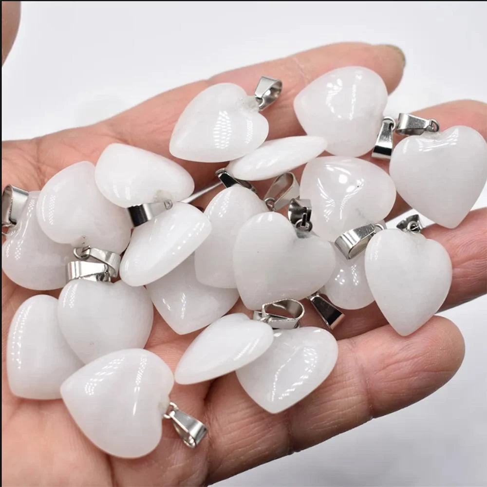 Großhandel 50 teile/los Mode 20mm herz naturstein amazonit charms anhänger für schmuck machen Kostenloser versand