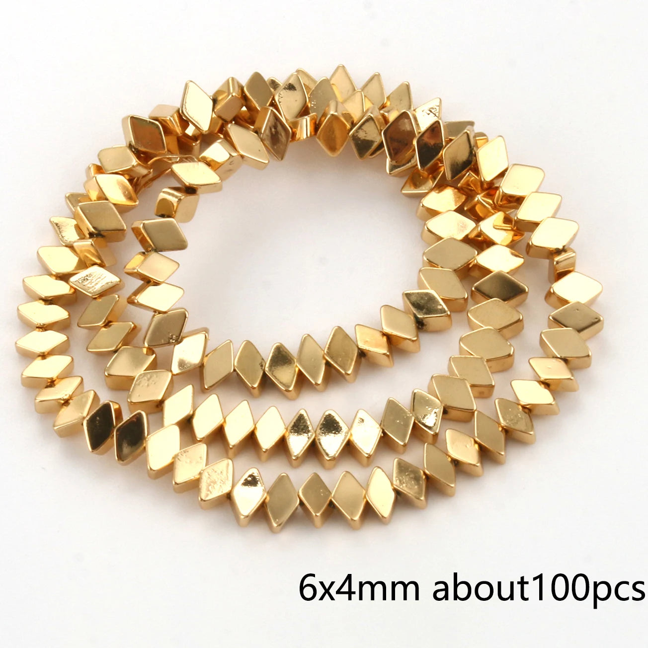 Natürliche 14k vergoldete Hämatitperlen unregelmäßige runde Herzwürfel Rondelle Spacer Perlen für Schmuckherstellung Diy Armband Halskette