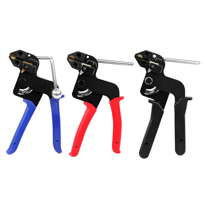 Automatisches Zip-Spannwerkzeug, Kabelbinder, Zange, Kabelbinder, Pistolen, Handbefestigungsband aus Edelstahl, Schneidwickel-Werkzeugset