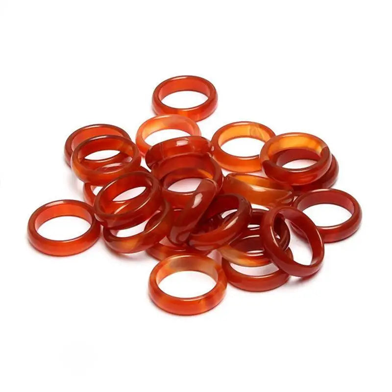Natürliche Achat Ringe Frauen Edlen Schmuck Zubehör Echte Brasilianische Achat Stein Bunte Ring Für Freundin Mutter Geschenke