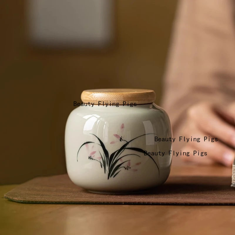 1 Stück Mini-Keramik-Urne für Haustiere, Haustierzähne und Haarsammlung, Gedenkglas für Katzen, Hunde, Hamster, Kaninchen, Urne im chinesischen Stil