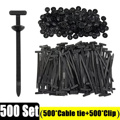 1000 Stück selbstsichernde Nylon-Kabelbinder, verstellbare Kabelbinder für Autoreparatur, Heimwerken, Zuhause, Büro, Gartenarbeit, Organisation von Drähten
