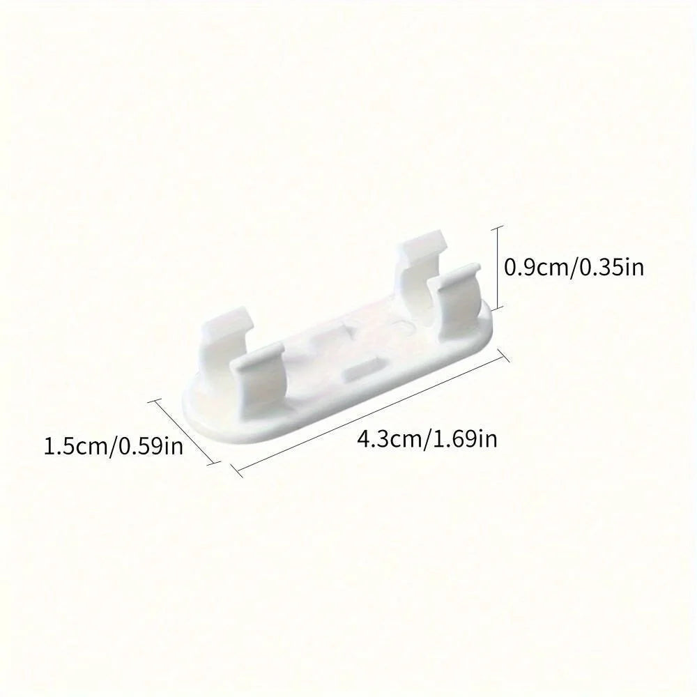10-100pcs Wire Fixers, Cable Management Clip Punch Free Wire Clips, Self-adhesive Cable Organizers For Wall Wiring
