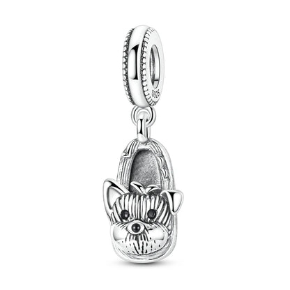 Charms aus 925er-Sterlingsilber, Flugzeug, Reisepass, Elefant, Perlenanhänger, passend für Original-Armbänder, für Frauen, Geburtstag, Modeschmuck, Geschenk