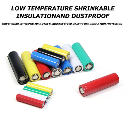 20/50/500/stücke PVC-Schrumpf folie vor geschnittene isolierte Wickels chläuche Schrumpf schlauch Batterie folien gehäuse