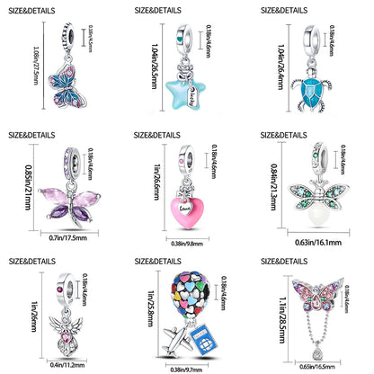 Passend für Qikaola 925 Original-Armbänder, blauer Zirkon, Eule, leuchtende Meeresschildkröte, Oktopus, 925er Silber, Charms, Perlen, DIY, Geburtstag, Schmuck, Geschenk