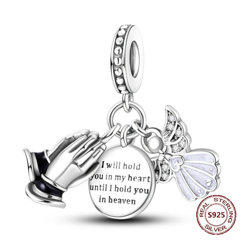 Flugzeug-Charm, 925er Silber, Original-Zirkon, Kleeblatt, Avocado, Charms, Perle, passend für Armbänder, DIY-Schmuck für Frauen, Hochzeitstag, Geschenk