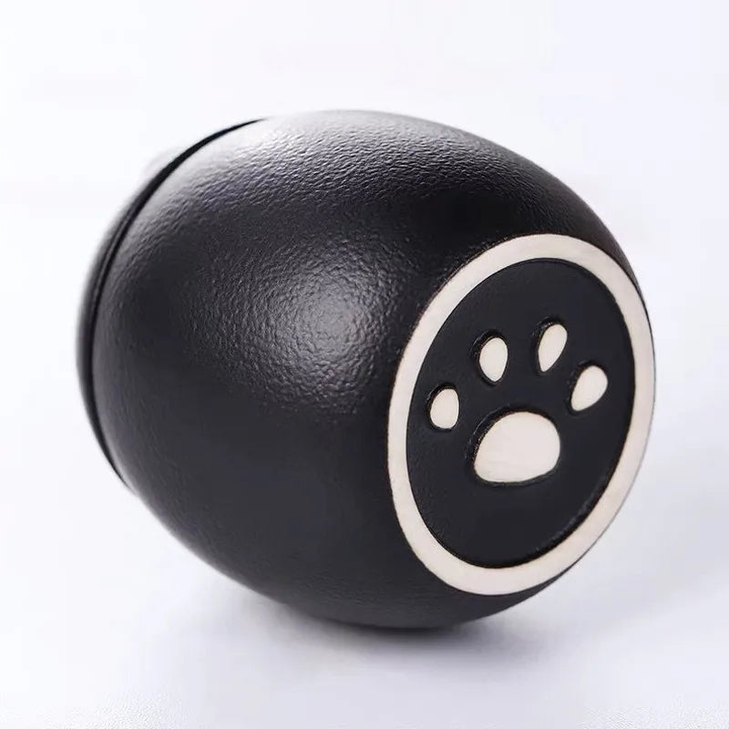 Urn for pet ashes, cat shape memorial cremation urns, hand crafted black, decorative urns for burial dog, ceramic sealed jar