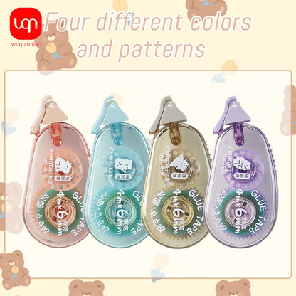 WQN-10PCS Süßes doppelseitiges Klebeband mit Punktpads für Scrapbooking, Basteldekoration, Büro- und Schulbedarf, Schreibwaren
