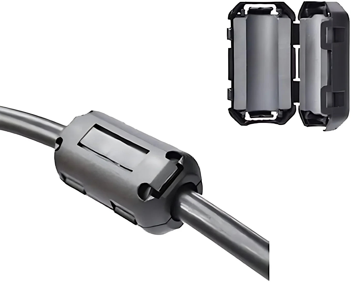Anti-Interferenz-Schnapp ferrit filter für Kabel 3.5/5/7/9/11/13mm Ferritkern-Drossel klammer emc Innen durchmesser Ent magneti sierungs filter