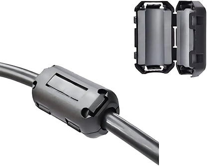 Anti-Interferenz-Schnapp ferrit filter für Kabel 3.5/5/7/9/11/13mm Ferritkern-Drossel klammer emc Innen durchmesser Ent magneti sierungs filter