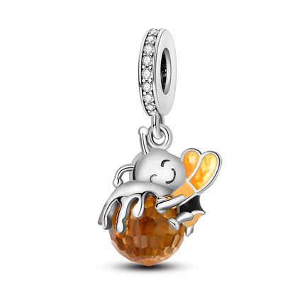 Charms aus 925er-Sterlingsilber, Baum des Lebens, Perlen, Kürbiskopf, Liebesherz, baumelnd, passend für Original-Armbänder, Halsketten, DIY-Modeschmuck
