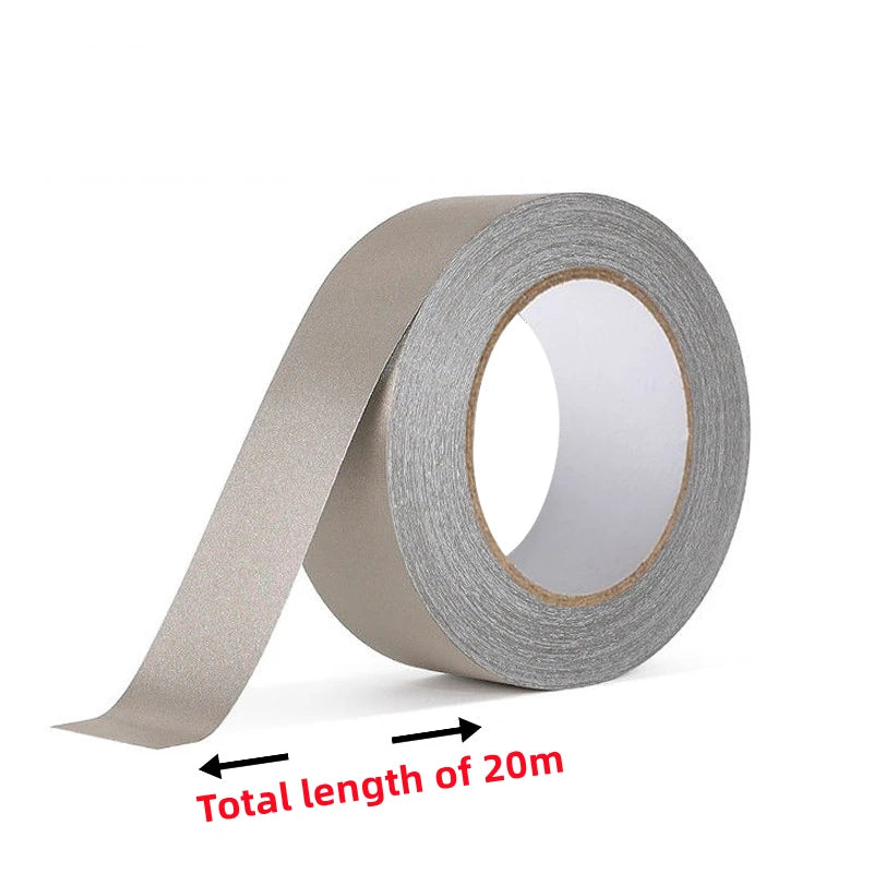 20 Meter leitfähiges Stoff-Gewebeband, 5 mm ~ 50 mm Breite, einseitiges Laptop-Handy-LCD-EMI-Abschirmungsklebeband, 1 Stück