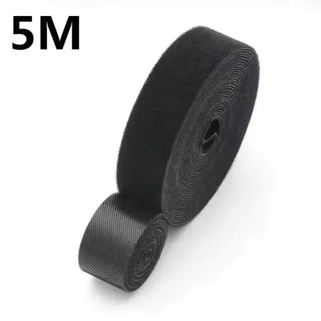 1/5M Kabel Organizer Kabel Management Draht Wickler Band Kopfhörer Maus Kabel Management Krawatten Schutz Für iPhone Xiaomi Samsung