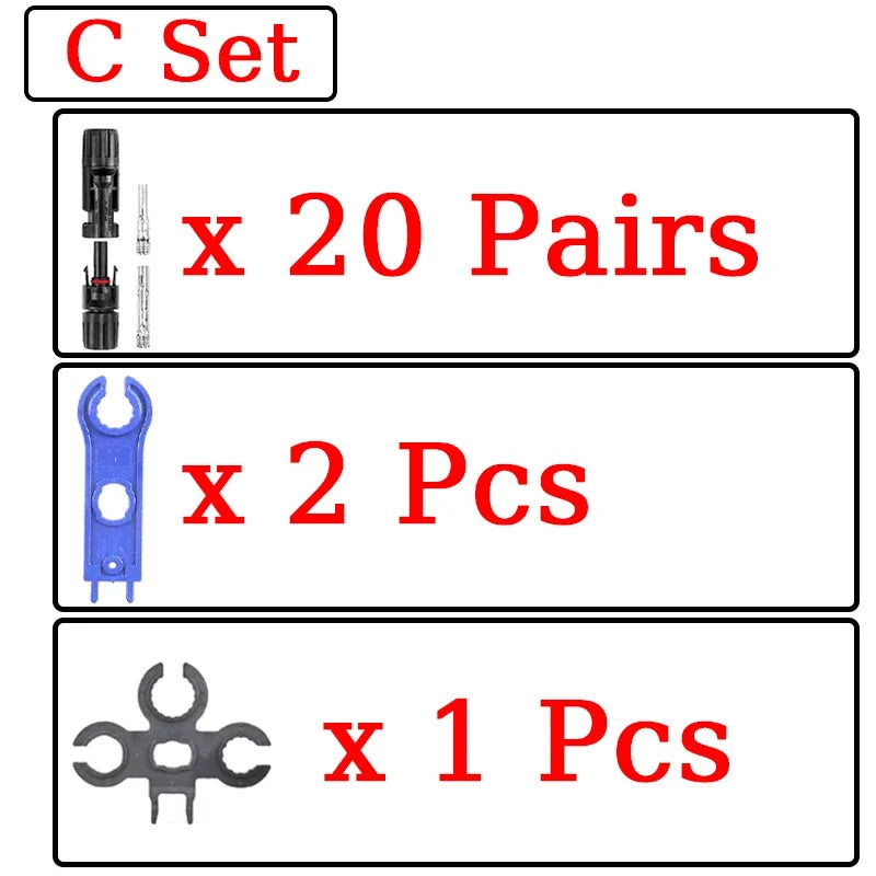 1/5 Sätze Photovoltaik-Solar-PV-Stecker IP67 Y/T Typ 30 A 1000 V 3-7-Wege-Zweig-Kit für PV/MC-Kabel 2,5/4/6 mm2 Batteriemodul