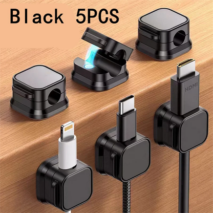 1/5/10/20PCS Magnetische Kabel Clip Kabel Halter Klebstoff Draht Keeper Kabel Kabel Organizer für Home Office Unter Schreibtisch Management