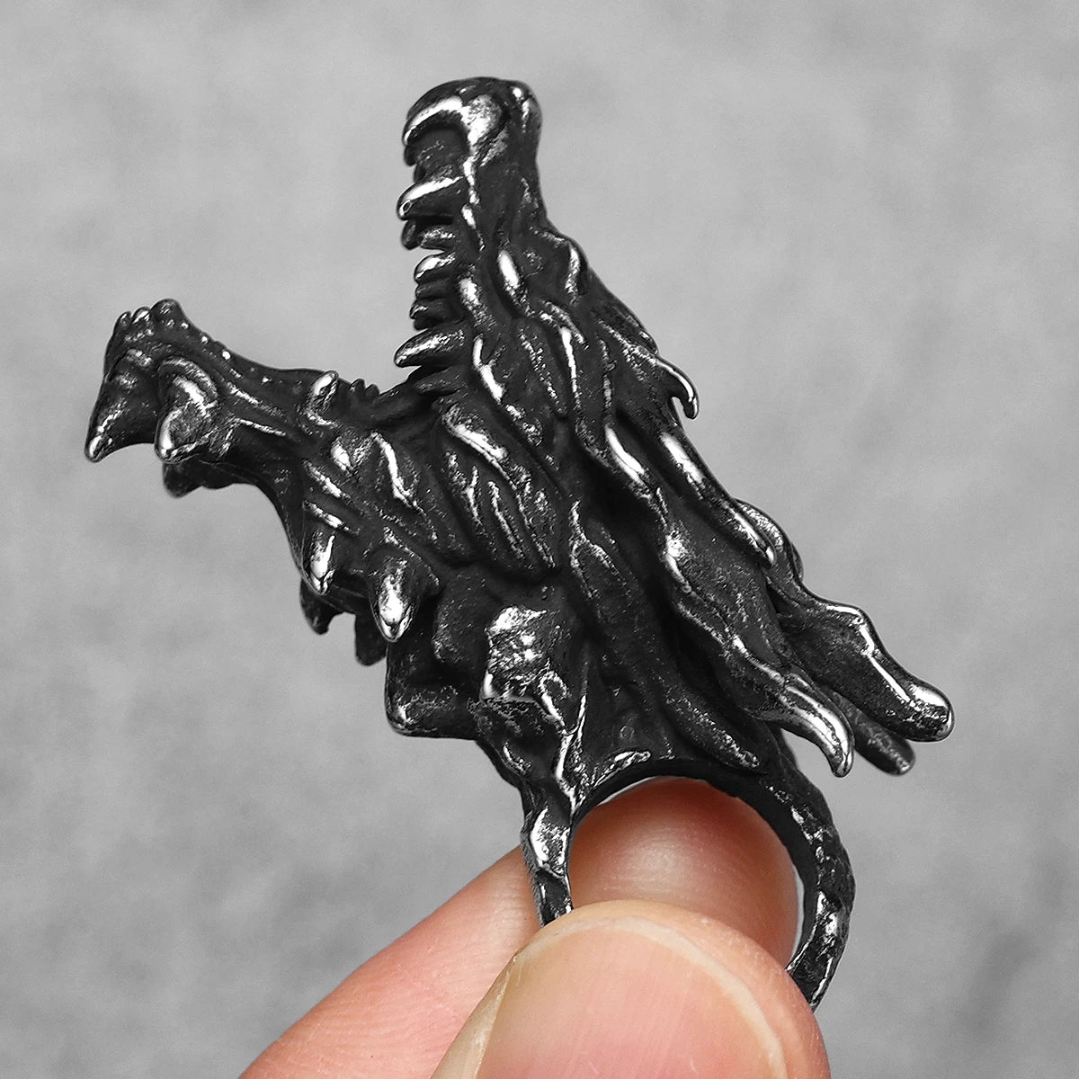 Retro Drachen Kopf Männer Halsketten Edelstahl Anhänger Kette Frauen Punk Mode Schmuck Neue In Zubehör Geschenke Großhandel