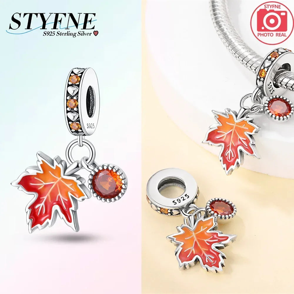 Romantische elegante Blumen-Charms aus 925er Silber, Sonnenblume, Tulpe, Rose, Nelke, Anhänger, passend für Original-Armbänder, DIY-Herstellung von Schmuck, Geschenken