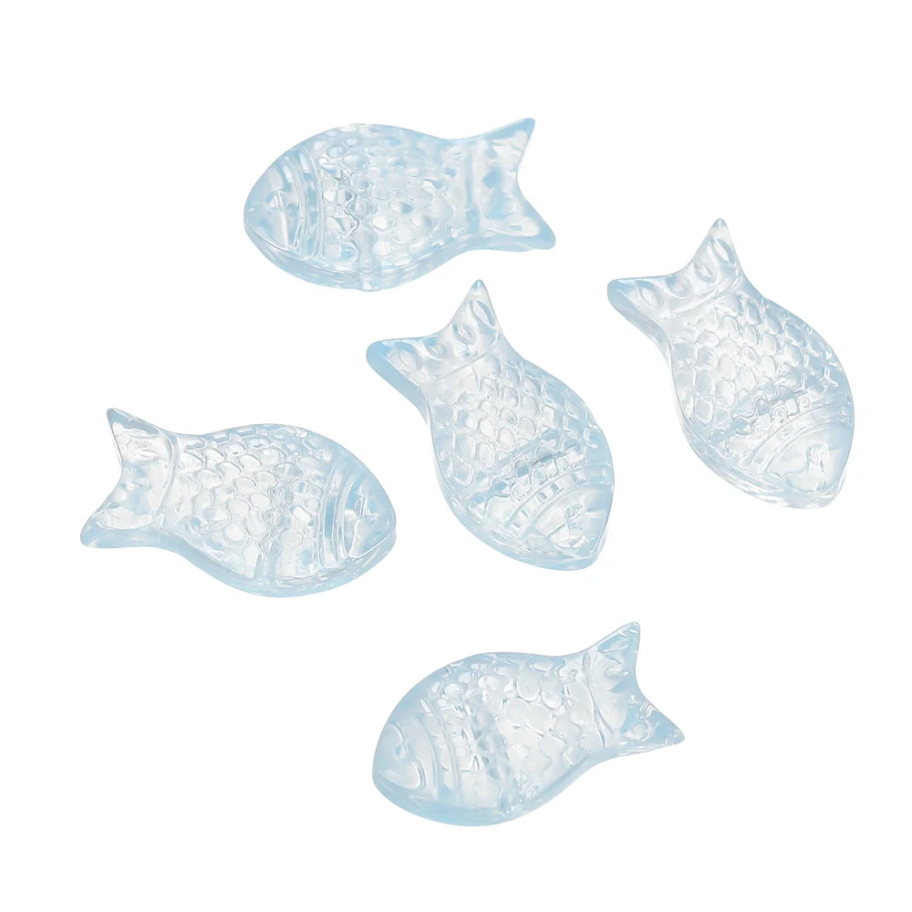 10 teile/los Allmähliche Kleine Goldfisch Glas Perlen Kristall Tschechische Spacer Perlen Für DIY Schmuck Machen Halskette Handgemachte Accessoires