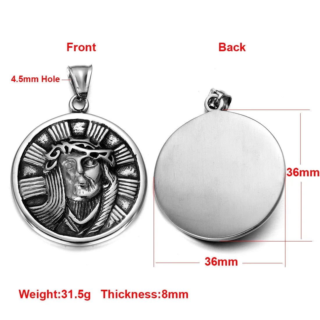 Edelstahl Viking Nordischer Anhänger für Halskette DIY Zubehör Schmuckherstellung Erkenntnisse Männer Charm Supplies Punk Axt