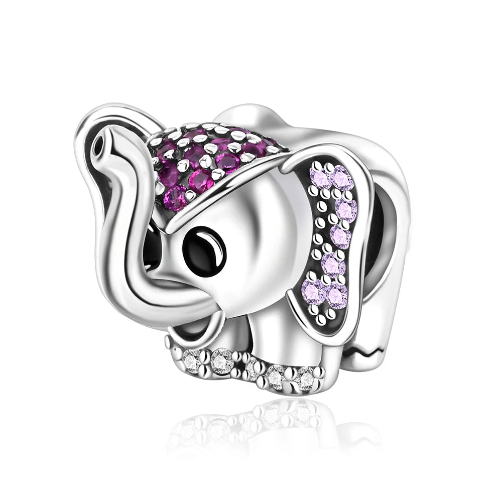 Tier-Serie, 925er-Sterlingsilber, Giraffe, Kamel, Gans, Orang-Utan, Affe, Siegel-Charm, passend für DIY-Armbänder, Halsketten, edler Schmuck, Geschenke