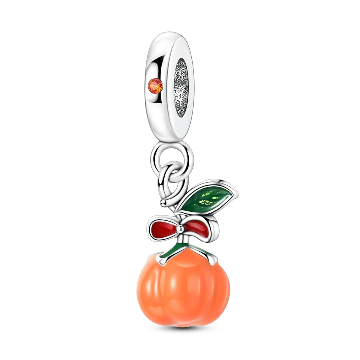 Obst-Charm-Perle aus 925er Silber, Erdbeere, Kirsche, Avocado-Anhänger, passend für Original-Armbänder, DIY-Modeschmuck