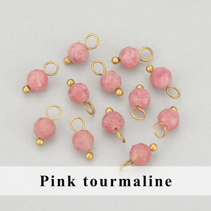 GUFEATHER, 20 Stück/Los, MH25, Schmuckzubehör, Edelstahl, Naturstein, Charms, handgefertigt, DIY-Anhänger, Schmuckherstellung