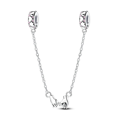 Sicherheitskette Libelle Schmetterling 925er Sterlingsilber Original Marienkäfer Kolibri Charm DIY Schmuckherstellung für Armband Armreif