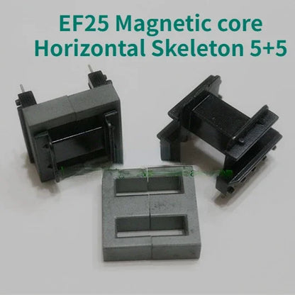 EF25 Ferritkern, der einen Satz 5+5 horizontaler Skelettkernelement-PC40-Materialtransformator unterstützt