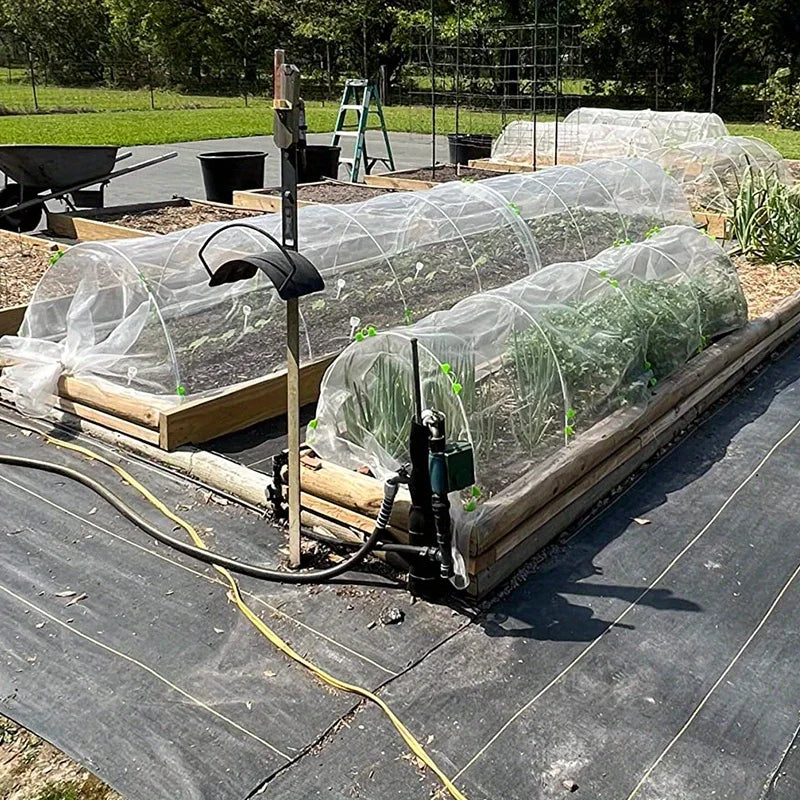 122/61 DIY-Gewächshaus, Gewächshauskreis, Gartenstoff, rostfreier Glasfaser-Stützringrahmen, Pflanzenstütze, Gartenbedarf