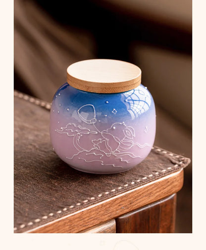 Ceramic Urns for Dogs, Ashes, Moisture-Resistant and Sealed, Memorial Items for Dogs, Pets, Urns, Burial, Rabbits, Pet Accessories