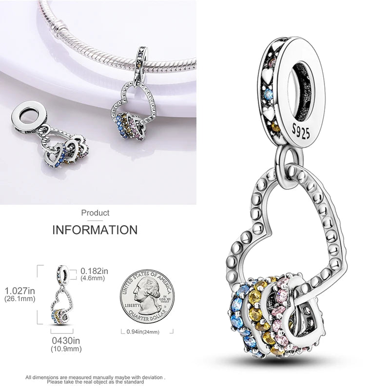 Charms aus 925er-Sterlingsilber, bunt, Sonnenblume, Hund, Jungen, Geschenkartikel, Schmetterling, Flugzeug, Erde, passend für Original-Anhänger, Schmuck, Make-up