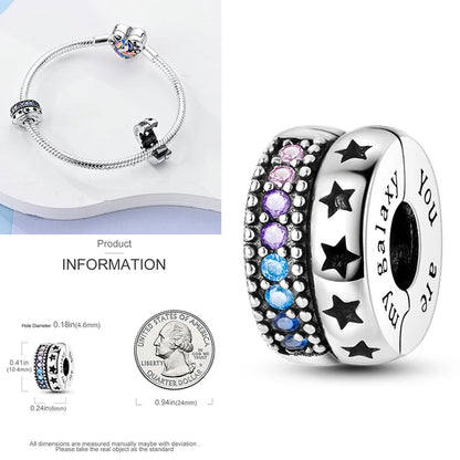 Katze Schmetterling Gänseblümchen CZ Pave Clip Charms Positionierung Schnalle 925 Sterling Silber Silikon Spacer Perlen passen Original Racelet DIY