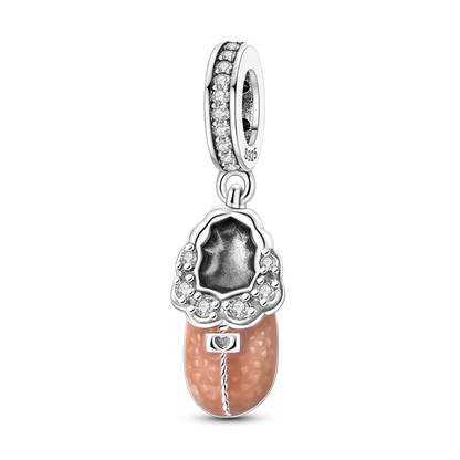 Flugzeug-Charm, 925er Silber, Original-Zirkon, Kleeblatt, Avocado, Charms, Perle, passend für Armbänder, DIY-Schmuck für Frauen, Hochzeitstag, Geschenk