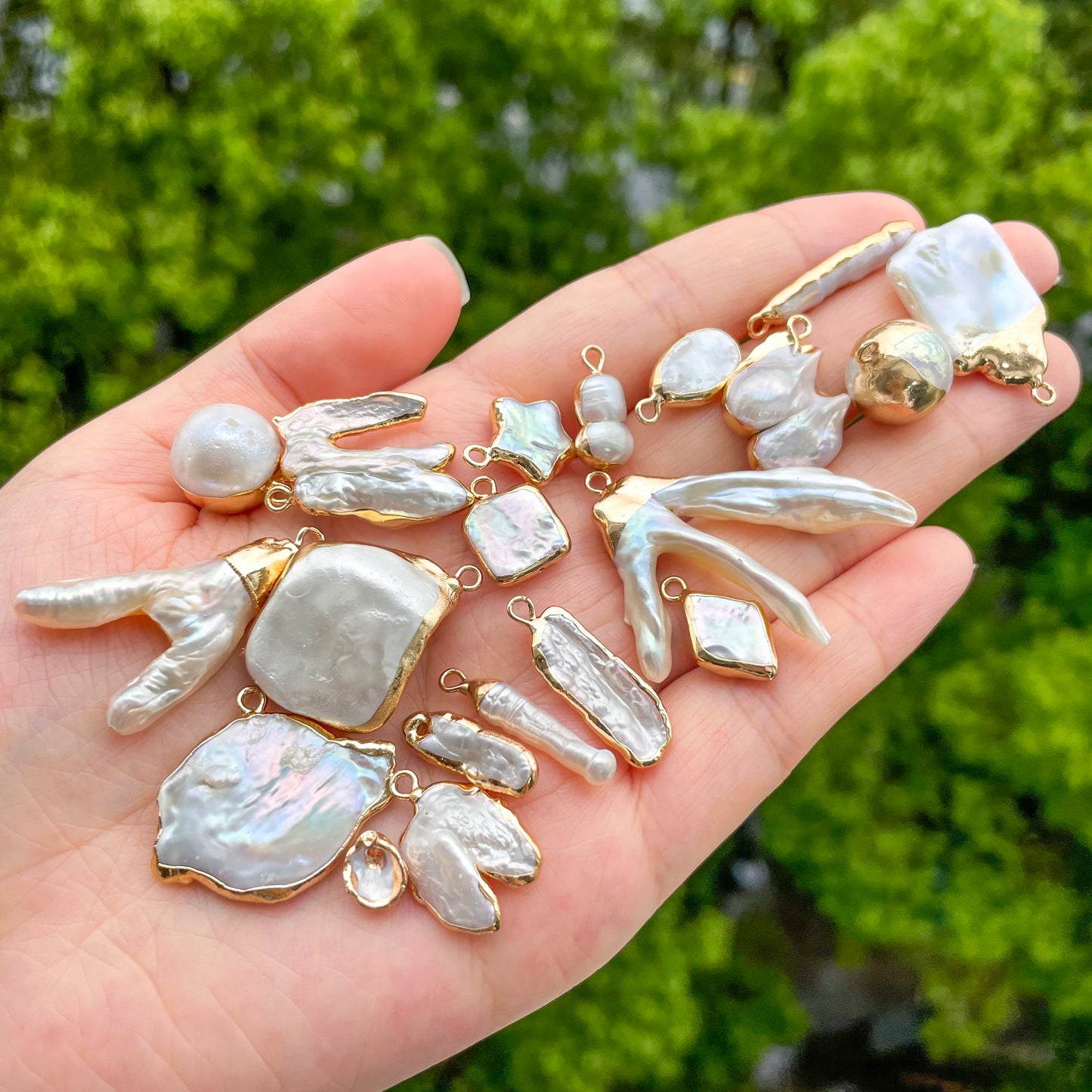 1 stücke Natürliche Süßwasser Perle Anhänger Exquisite Unregelmäßige Barock Geformt Für Schmuck Machen DIY Halskette Armband Zubehör